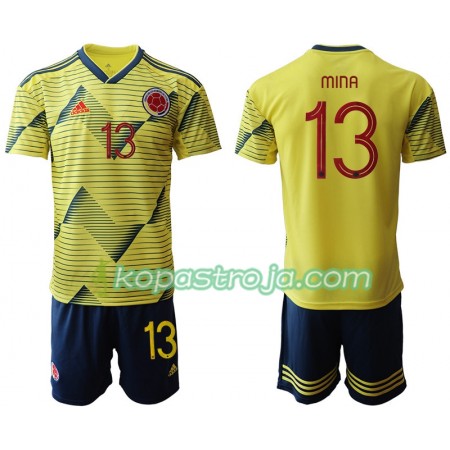 Billiga Fotbollströjor Colombia MINA 13 Barn Hemma tröja Copa América 2019 Kortärmad